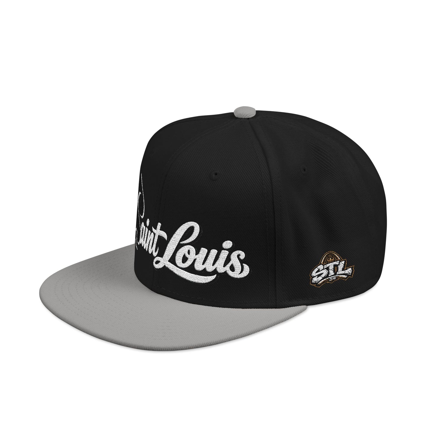 Embroidered 'Saint Louis' Snapback Hat