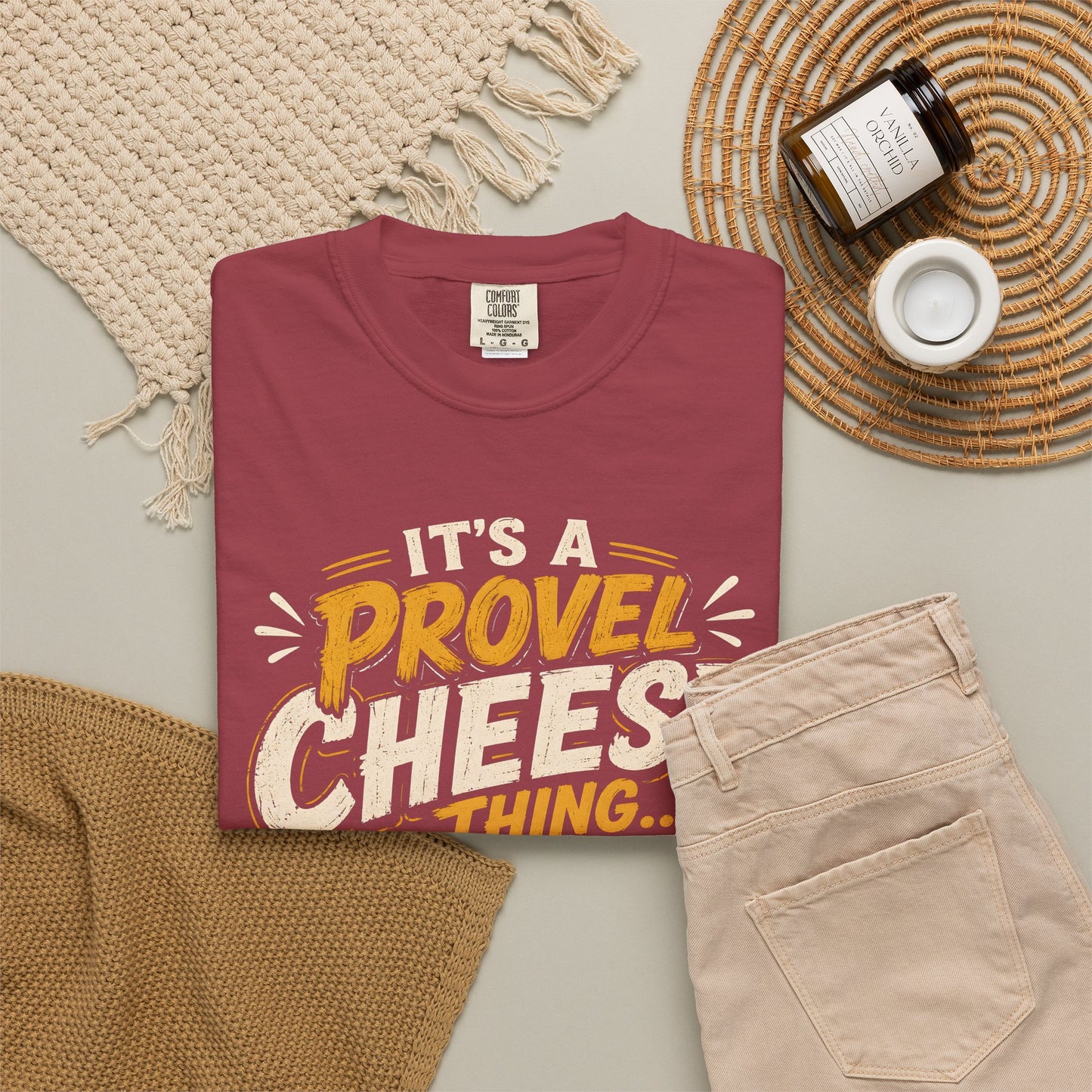 Comfort Colors Provel Cheese Shirt | St Louis Food Tee | Funny STL Provel Cheese T‑Shirt | Missouri Pride Comfort Colors Graphic Tee