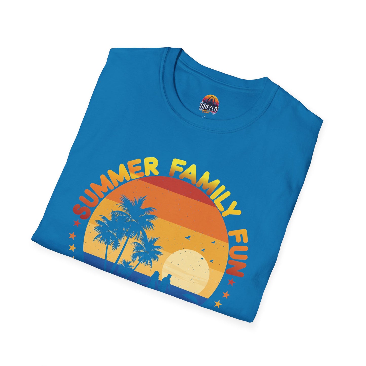 Summer Family Fun Graphic Tee Unisex Softstyle T-Shirt