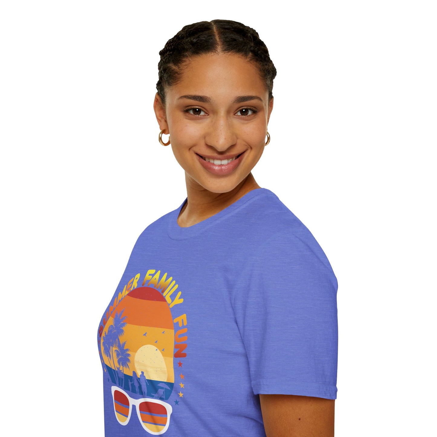 Summer Family Fun Graphic Tee Unisex Softstyle T-Shirt