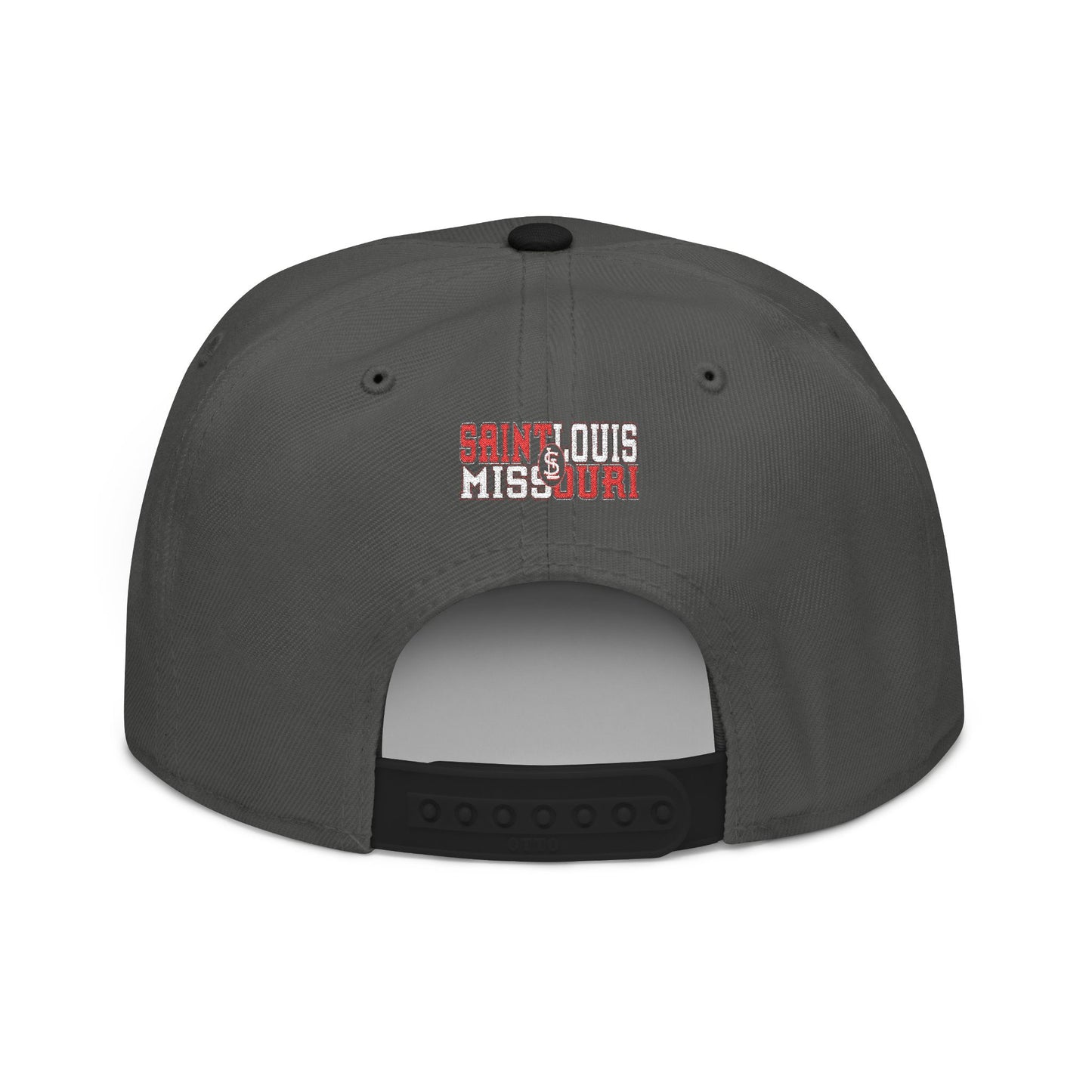 Snapback (Embroidery)-Offset Saint Louis Logo Printify