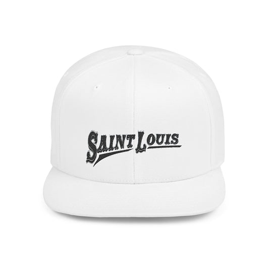 Flat Bill Snapback - Saint Louis Ball Cap Printify