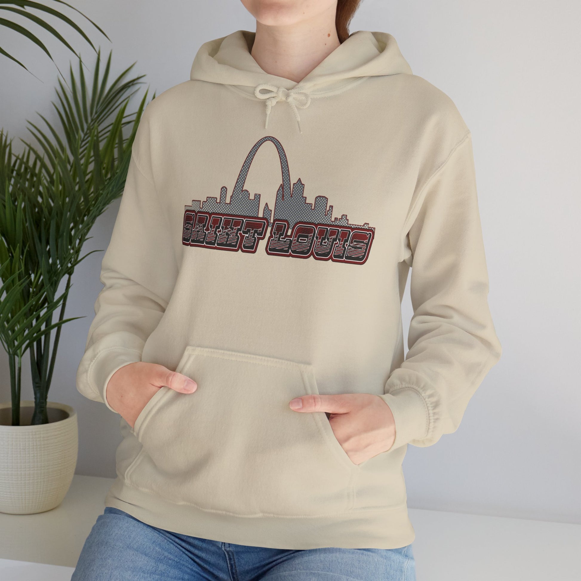 Saint Louis Graphic Hoodie - Unisex Sweatshirt Printify