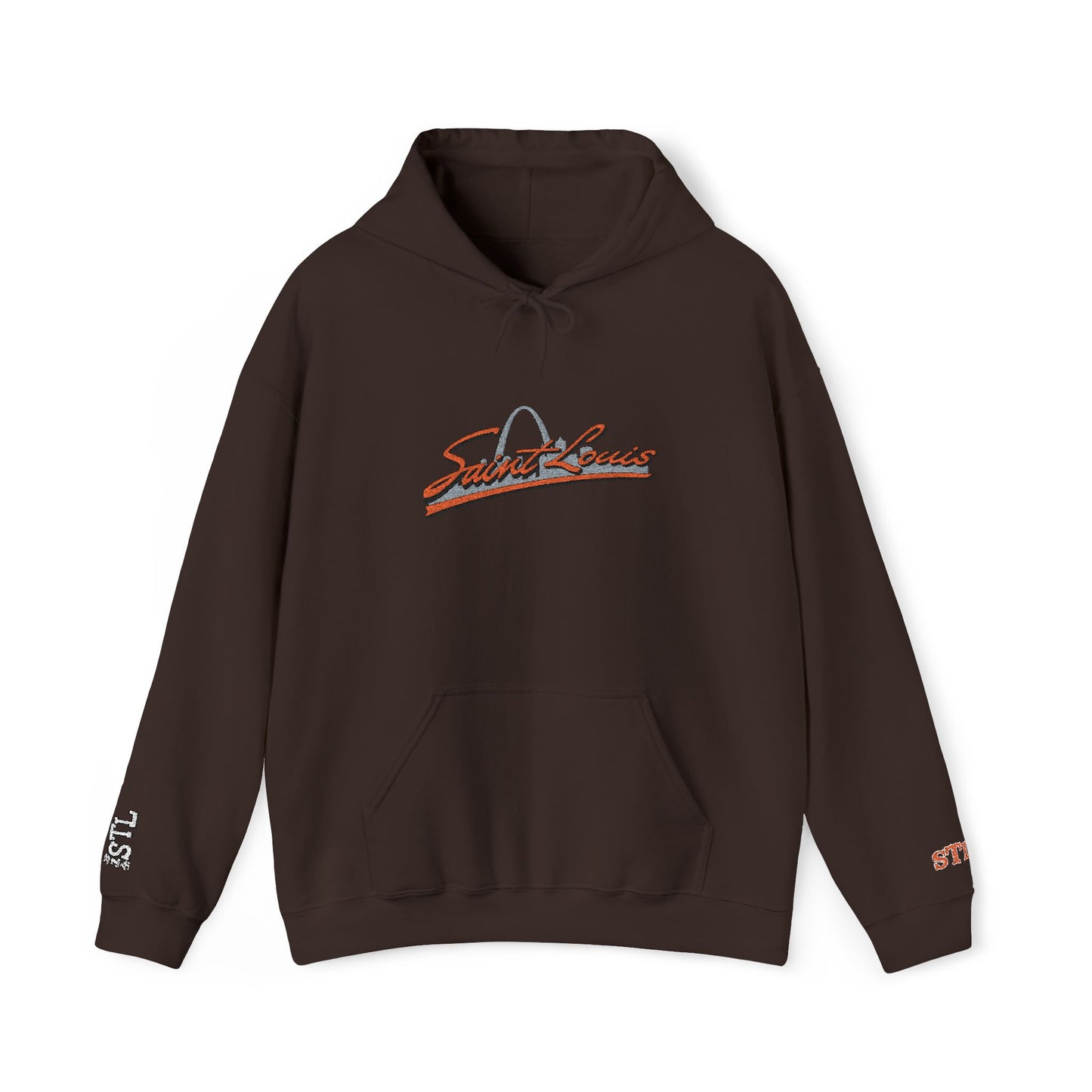 Saint Louis Embroidered Hoodie — Classic City Logo Sweatshirt
