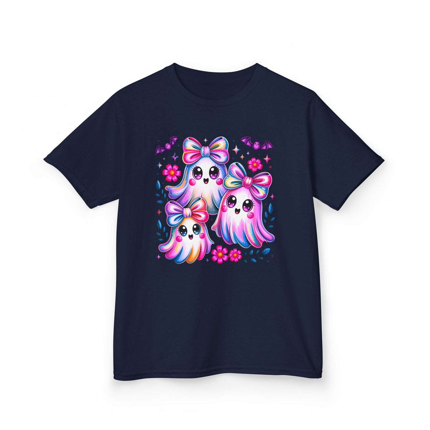 Kids Cute Colorful Ghost Tee