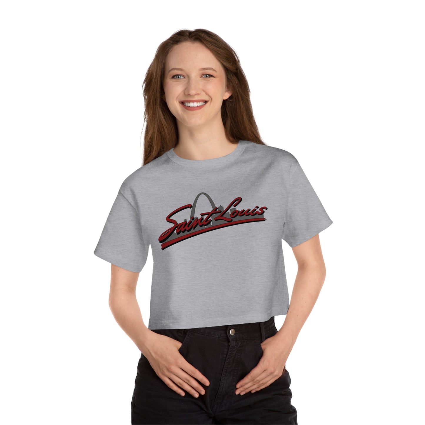 Saint Louis Graphic Women's Heritage Cropped T-Shirt