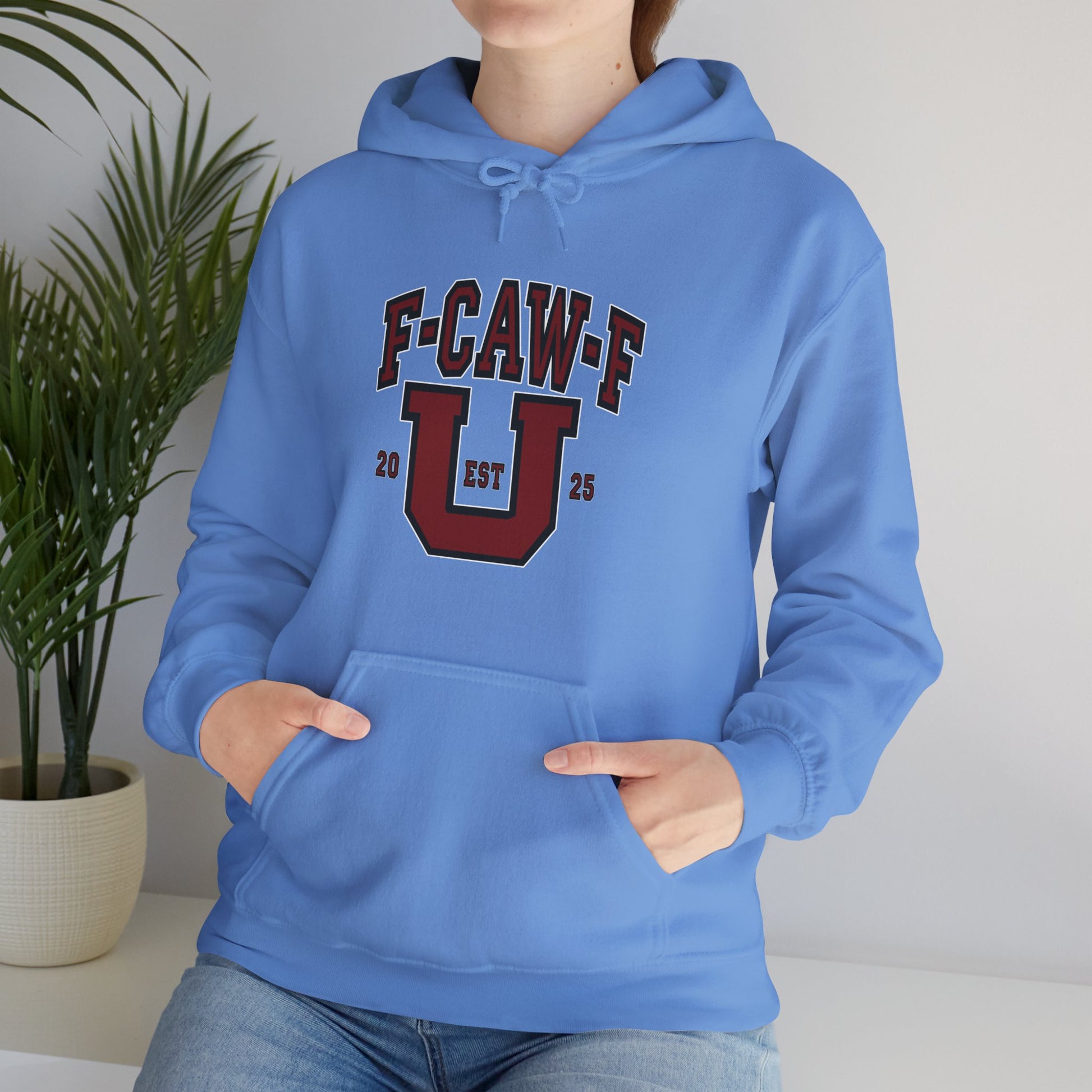 Unisex Heavy Blend™ Hooded Sweatshirt F-CAW-F U Front ChestDesign Printify