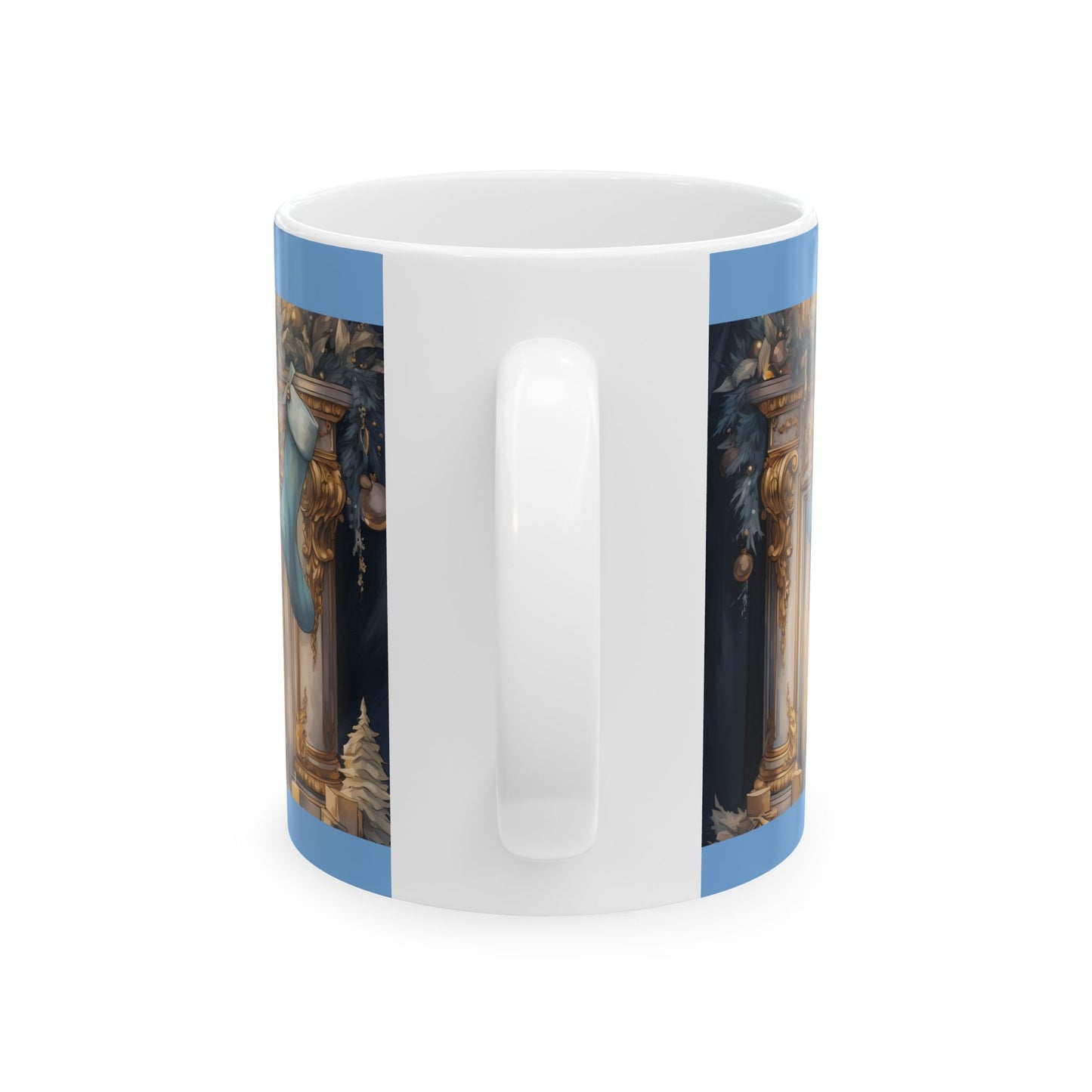 Hearthside Holiday Mug (11oz, 15oz)-Ceramic