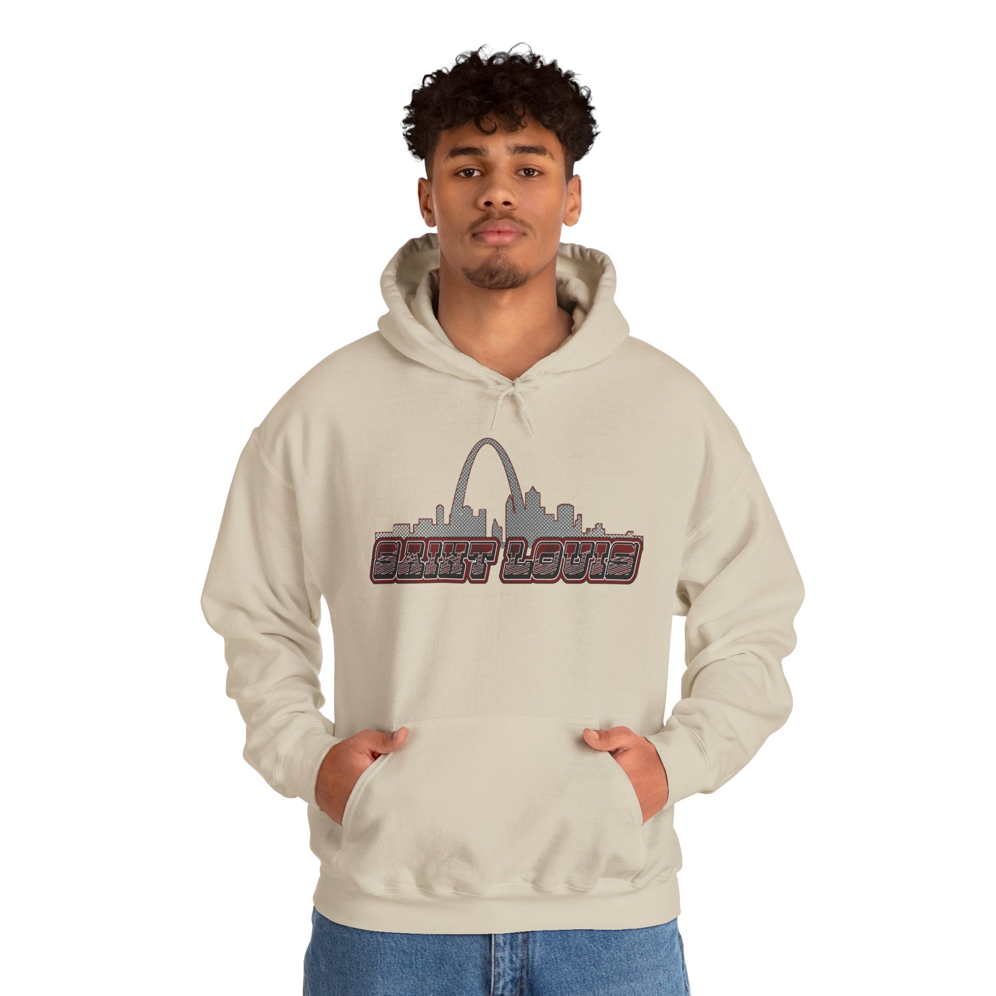 Saint Louis Graphic Hoodie - Unisex Sweatshirt Printify