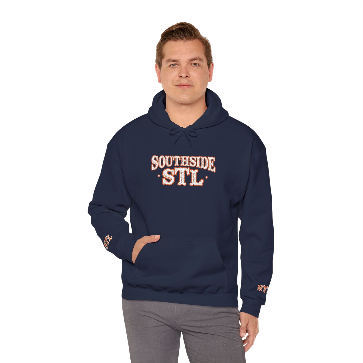Embroidered Hoodie - Southside STL Design Printify