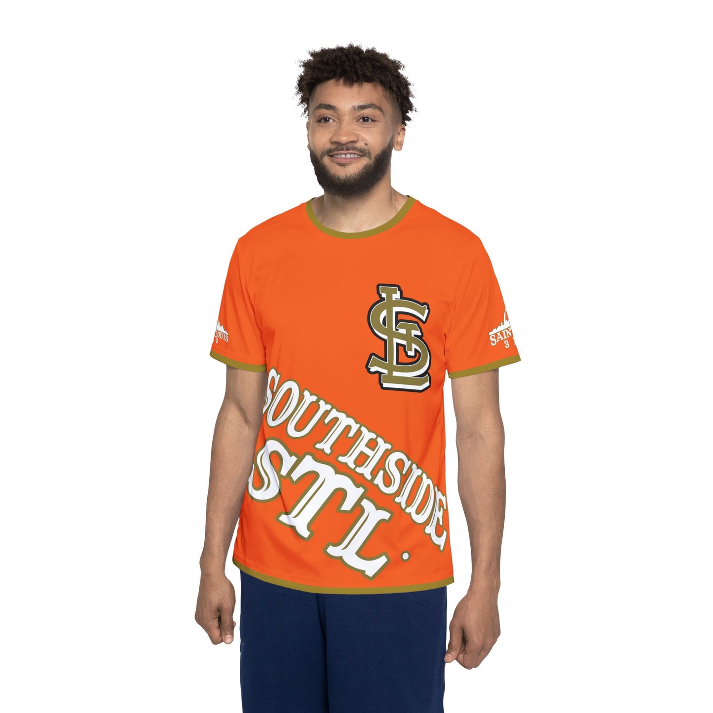 Southside STL All Over Print Sport Jersey (Orange)– Gold Skyline Edition