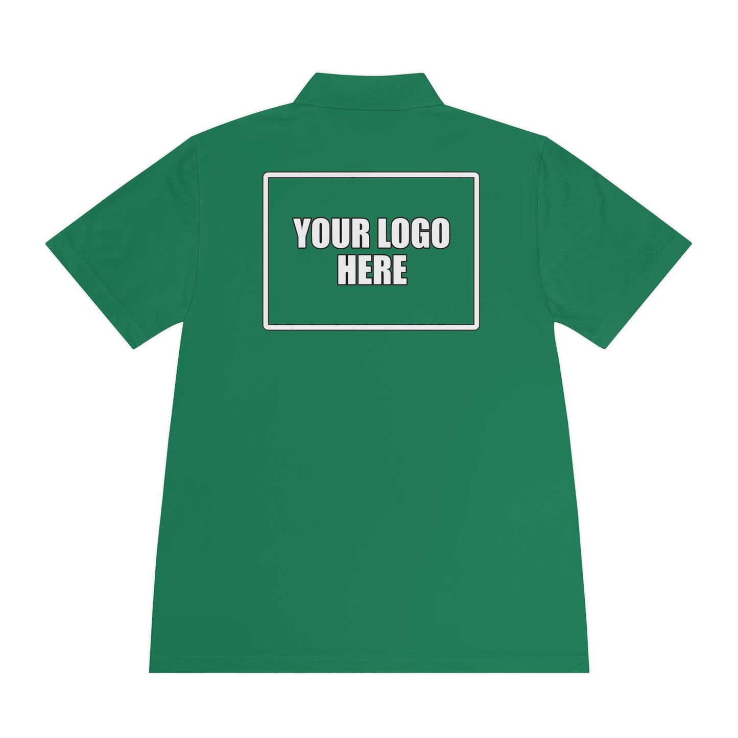 Customizable Sport Polo Work Shirt - Front & Back Logo Work Polo