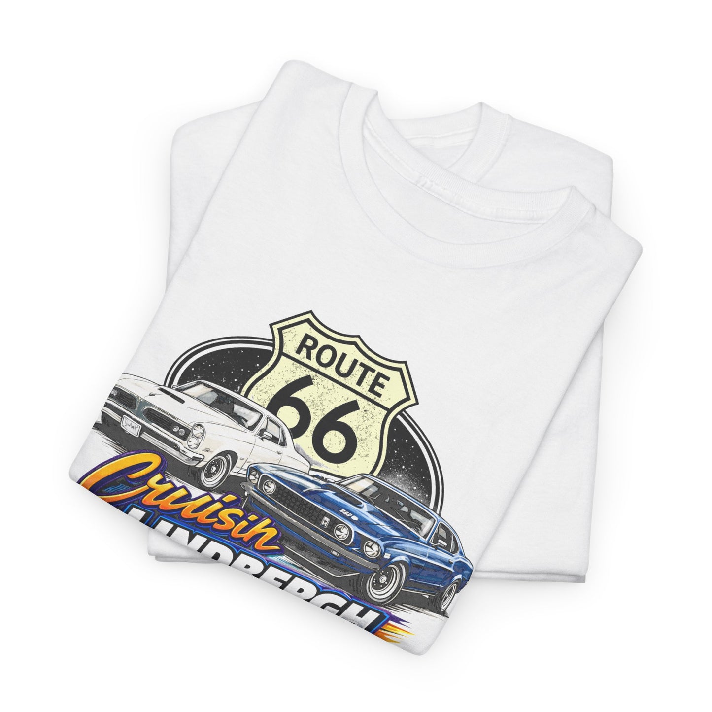 Route 66 Cruiser Tee — Classic Car "Cruising Lindbergh" T-Shirt