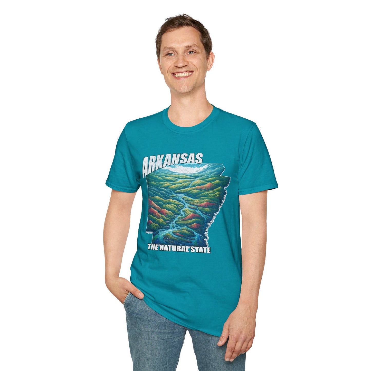 Arkansas The Natural State Graphic Tee