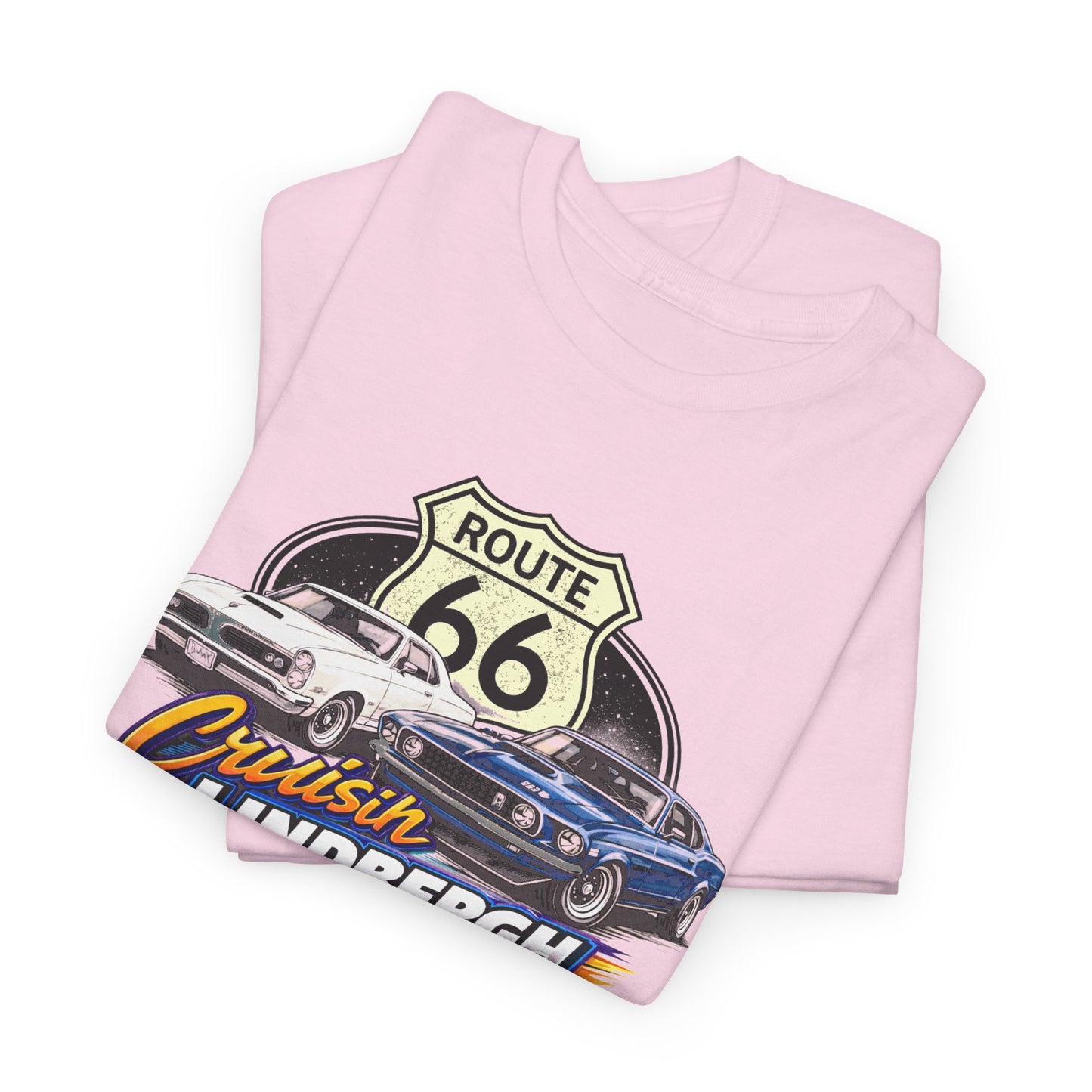 Route 66 Cruiser Tee — Classic Car "Cruising Lindbergh" T-Shirt