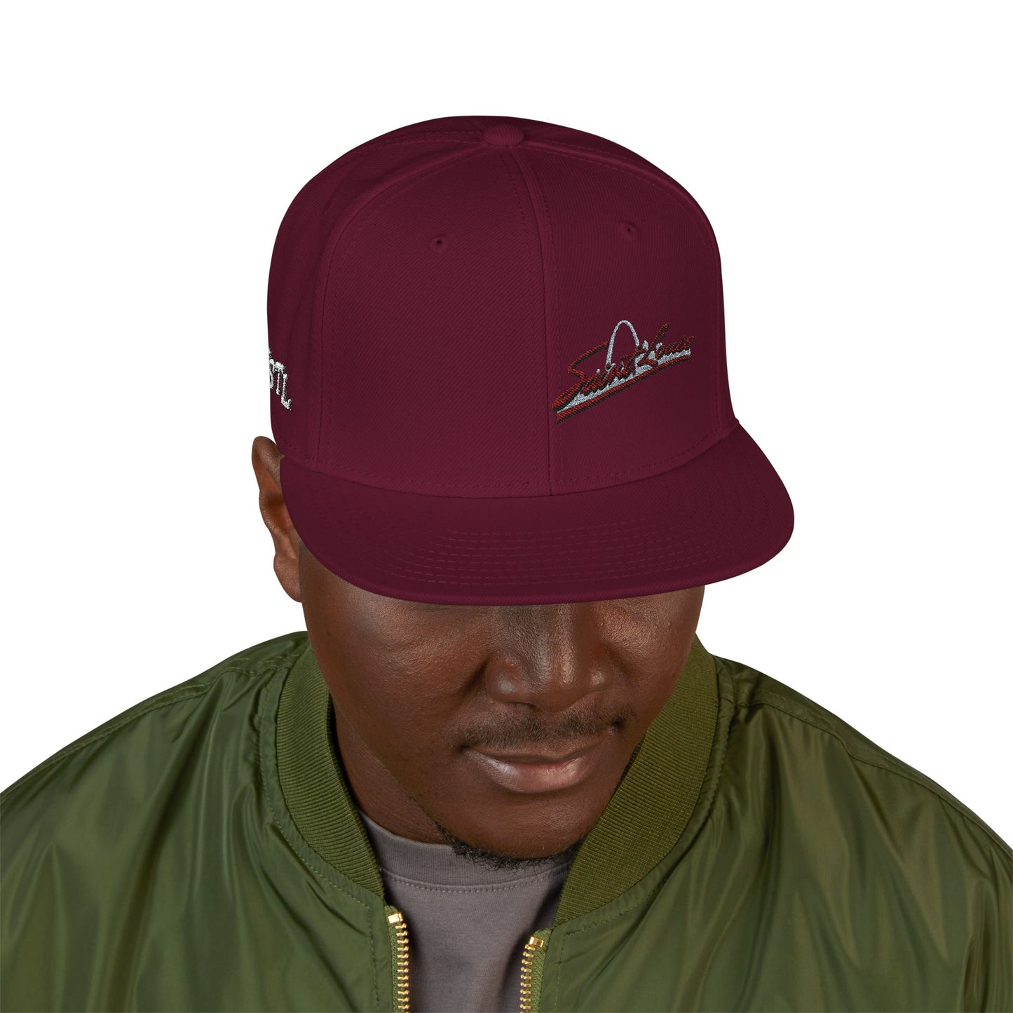 Embroidered Saint Louis Snapback Hat