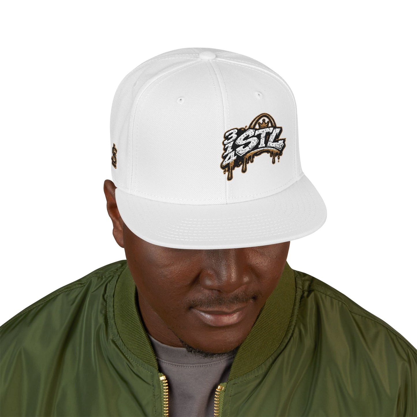 Snapback Hat — STL Drip Embroidered Baseball Cap