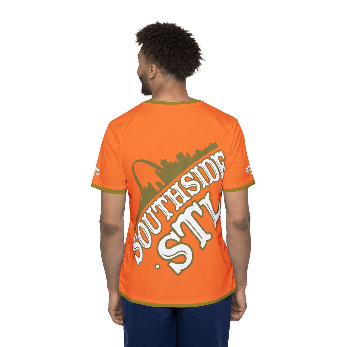 Southside STL All Over Print Sport Jersey(Crusta Orange) – Gold Skyline Edition