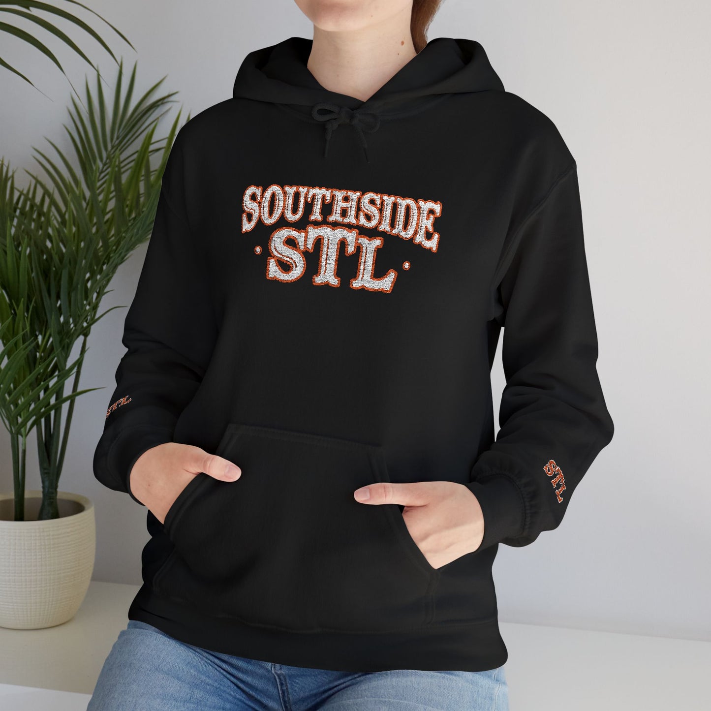 Embroidered Hoodie - Southside STL Design Printify