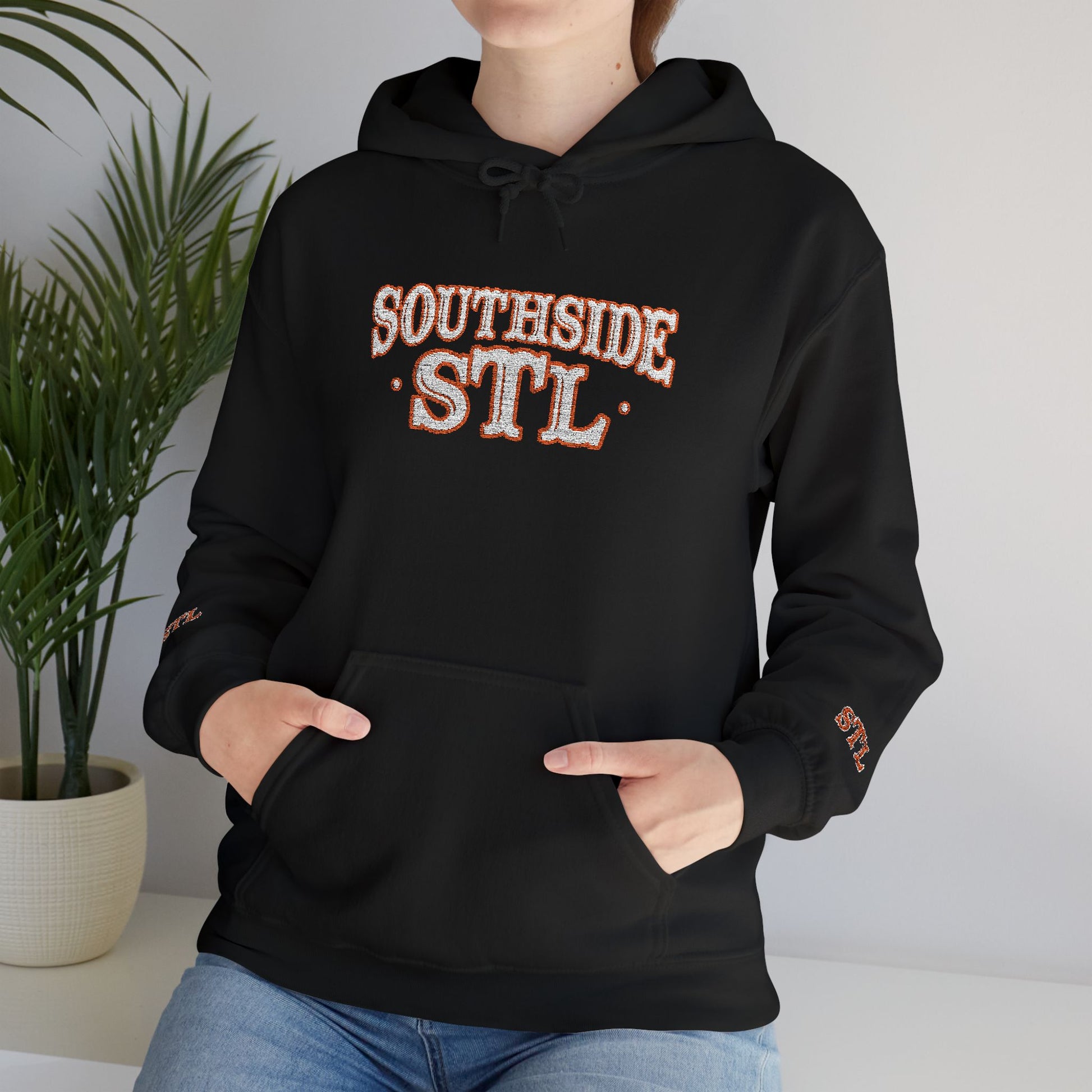 Embroidered Hoodie - Southside STL Design Printify