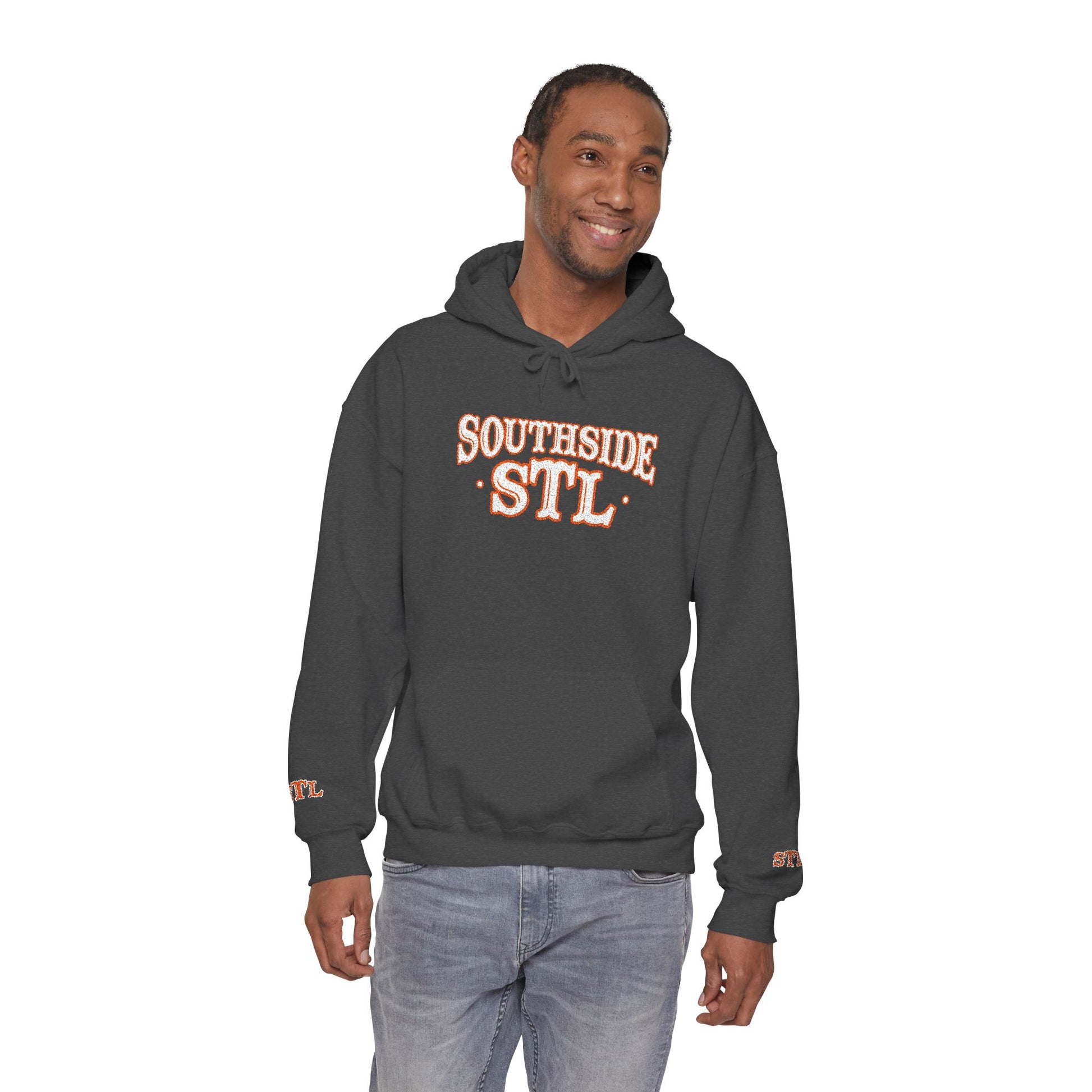 Embroidered Hoodie - Southside STL Design Printify