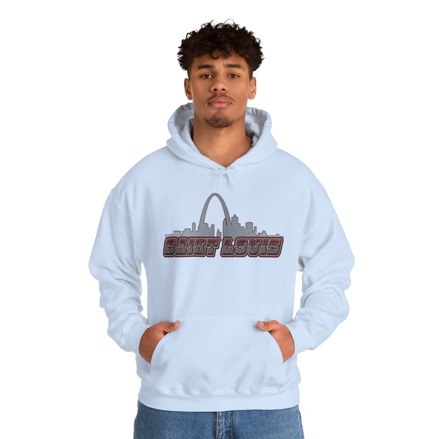 Saint Louis Graphic Hoodie - Unisex Sweatshirt Printify