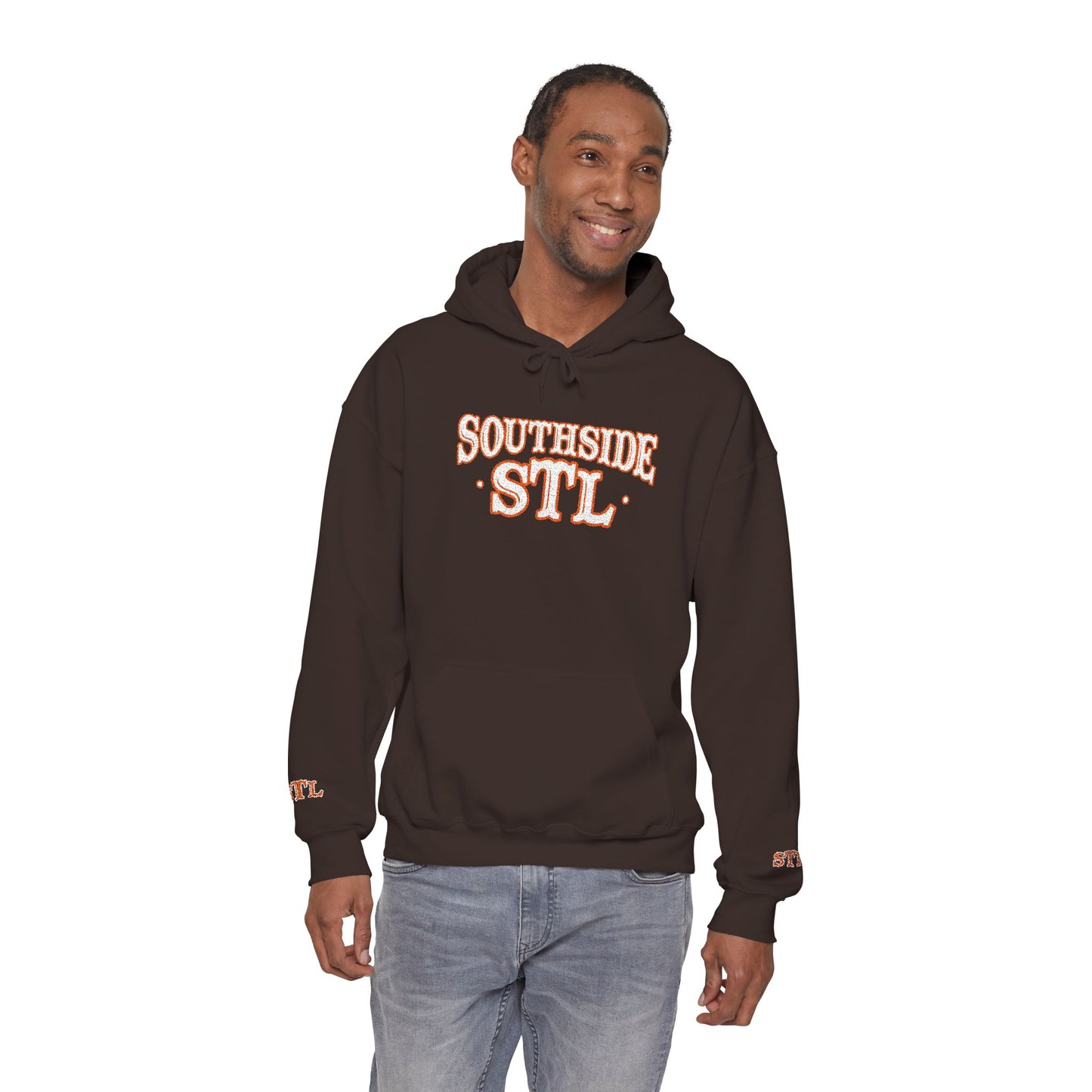 Embroidered Hoodie - Southside STL Design Printify