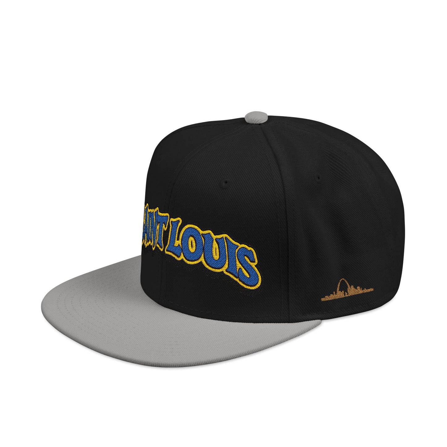 St. Louis Embroidered Snapback Hat — Retro Script Logo Cap