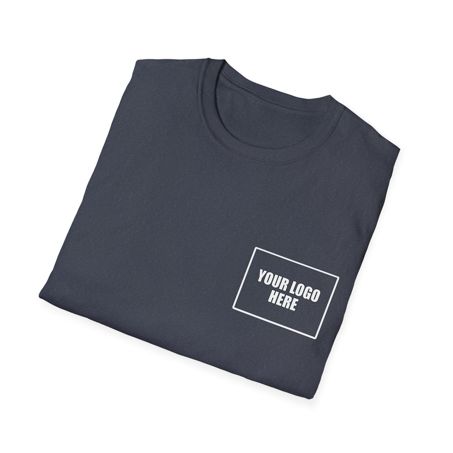 Custom Front Pocket Logo Work T-Shirt