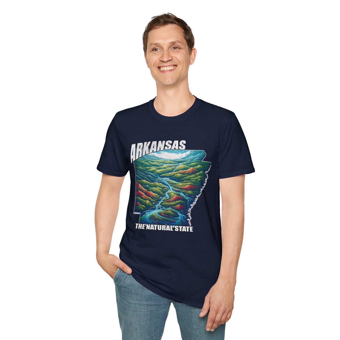 Arkansas The Natural State Graphic Tee