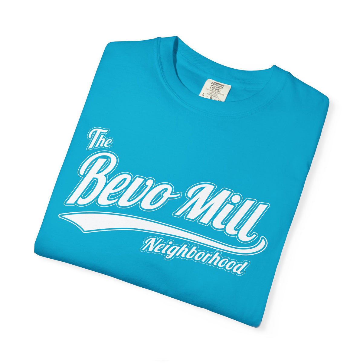 Bevo Mill Neighborhood T-Shirt — Vintage Script Local Pride Tee