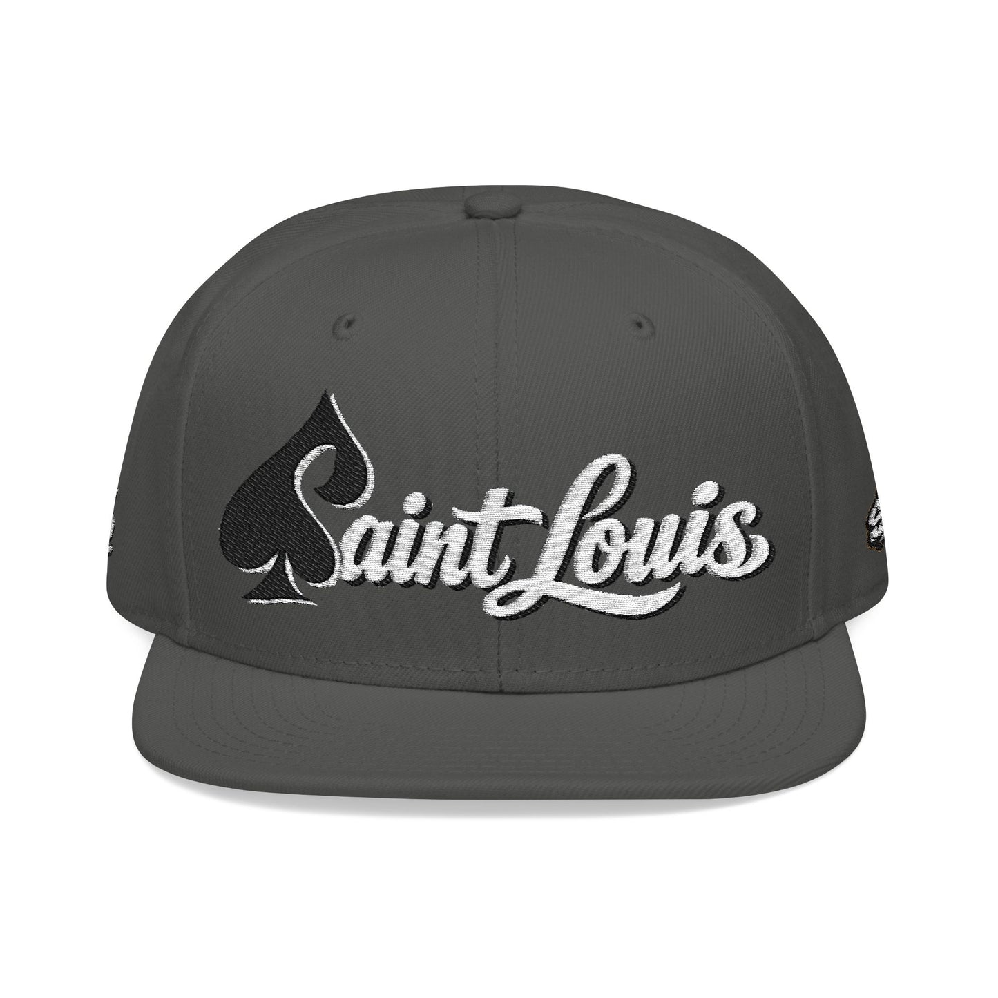 Embroidered 'Saint Louis' Snapback Hat
