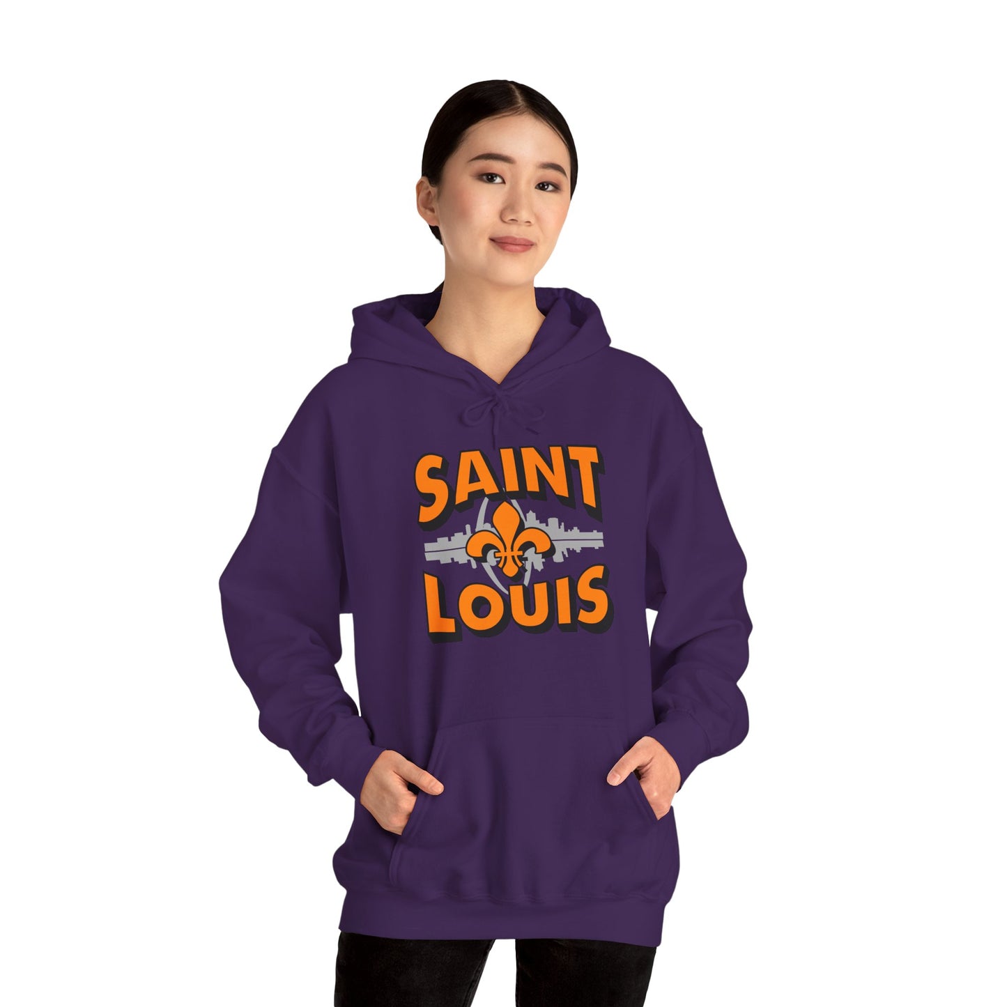 Saint Louis Graphic Hoodie — City Skyline Saint Louis Hoodie