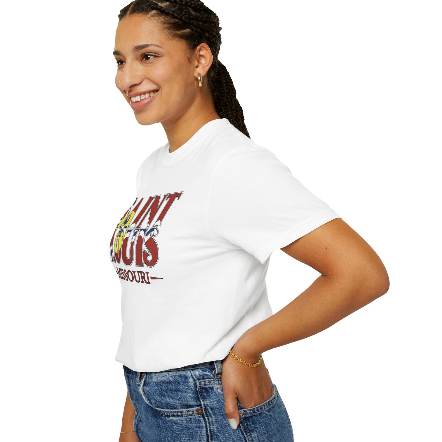 Saint Louis Missouri T-Shirt — Vintage St. Louis Flag Graphic Tee