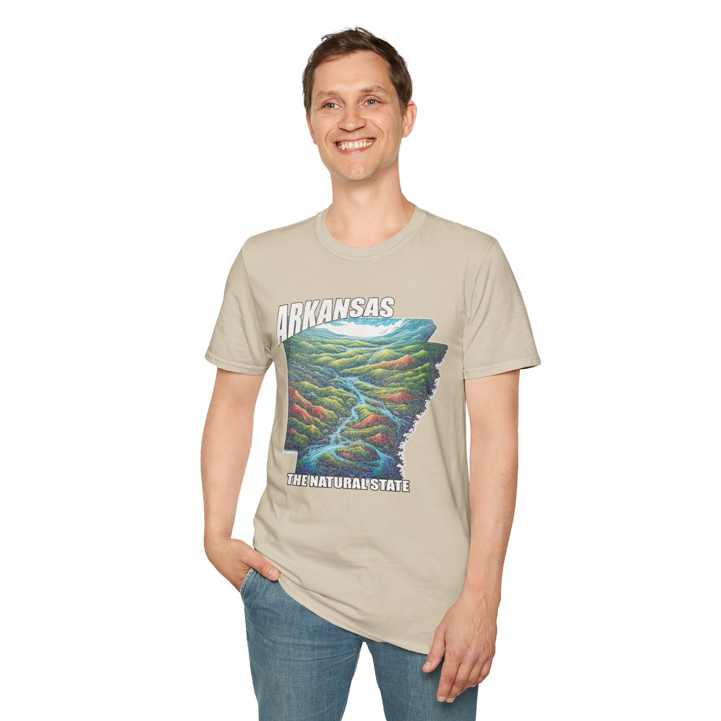 Arkansas The Natural State Graphic Tee
