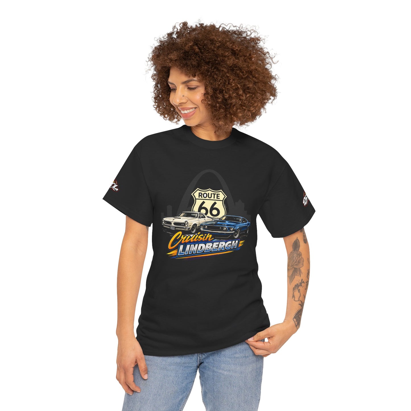 Route 66 Cruisin' Lindbergh Tee - Special Edition Black ⚠️ Contains AI-generated models