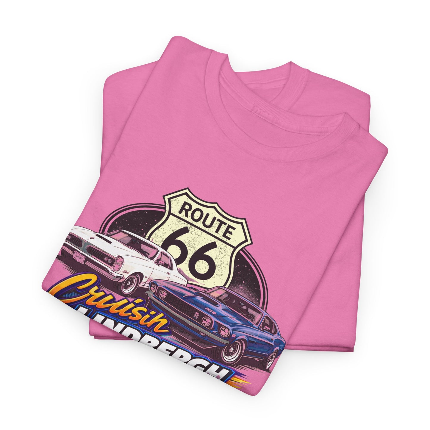 Route 66 Cruiser Tee — Classic Car "Cruising Lindbergh" T-Shirt