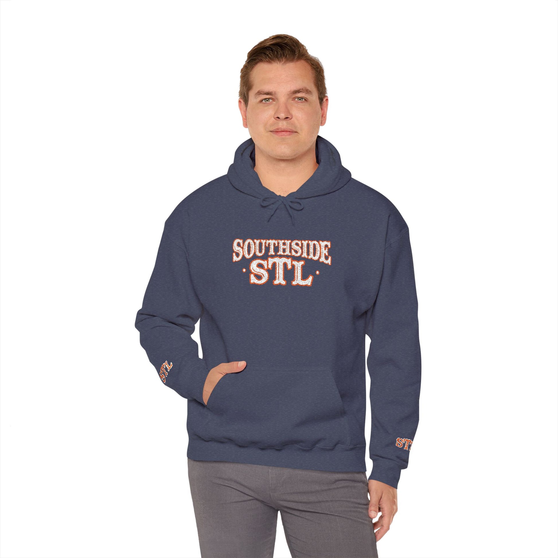 Embroidered Hoodie - Southside STL Design Printify