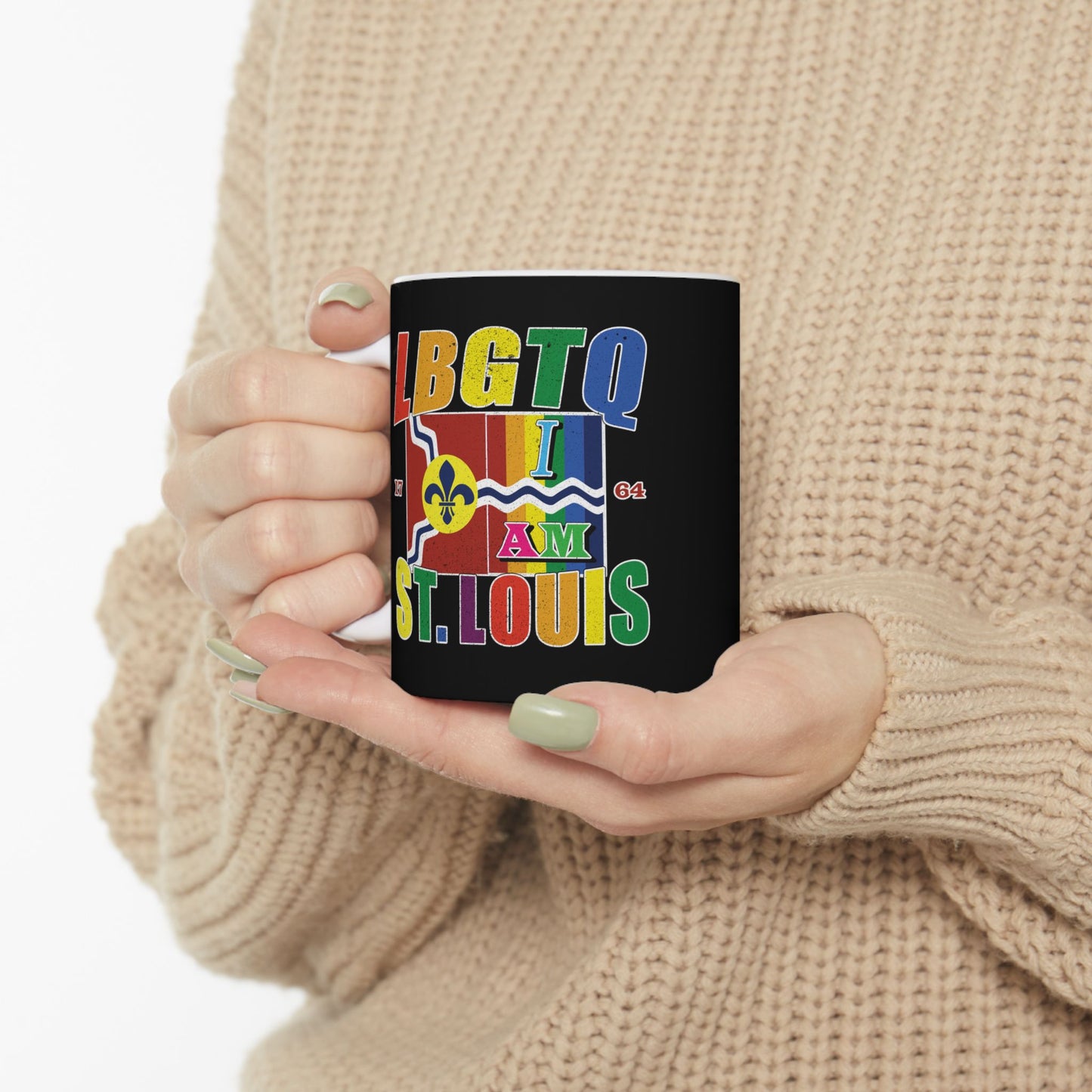 Ceramic Mug - Saint Louis LBGTQ Design