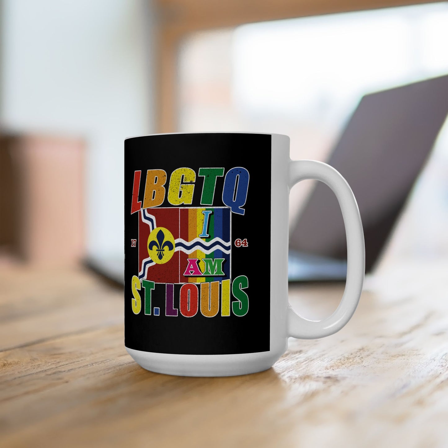 Ceramic Mug - Saint Louis LBGTQ Design