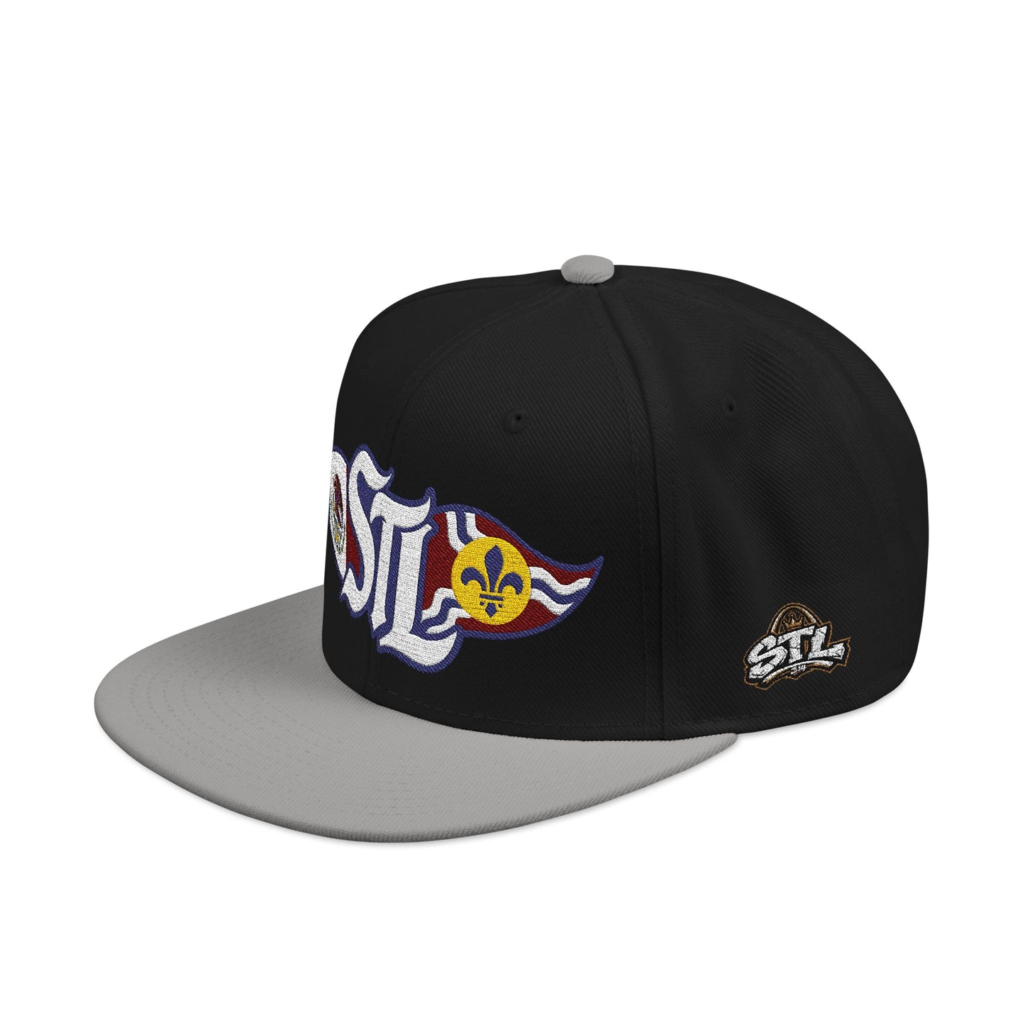 STL Logo Hat | Otto 125‑978 | Mexico Flag & St. Louis Flag | Embroidered Baseball Cap | Local Pride Apparel