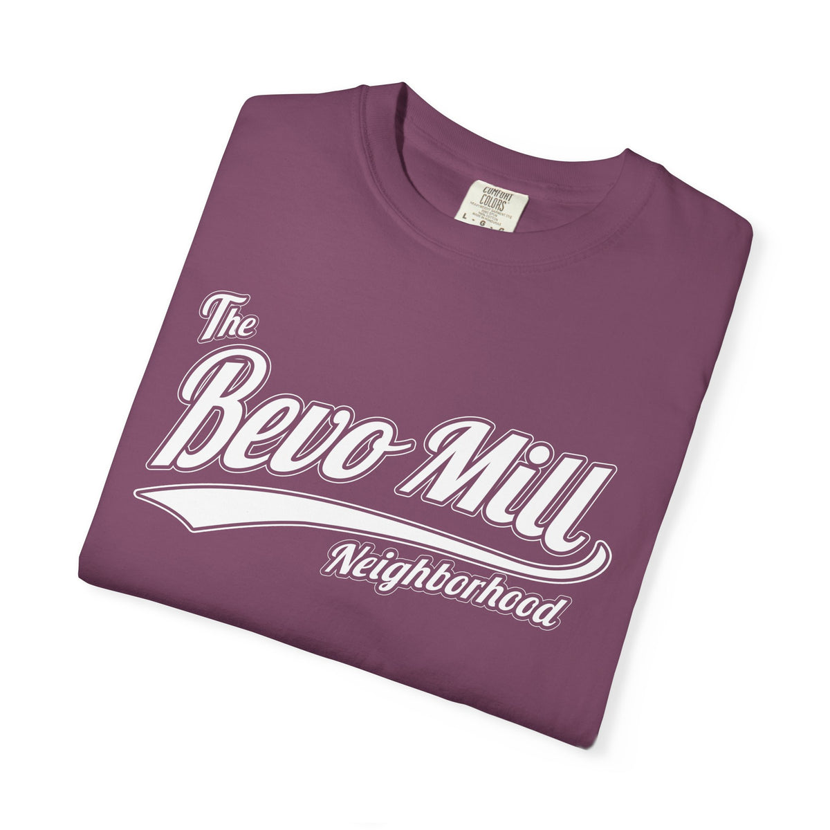 Bevo Mill Neighborhood T-Shirt — Vintage Script Local Pride Tee