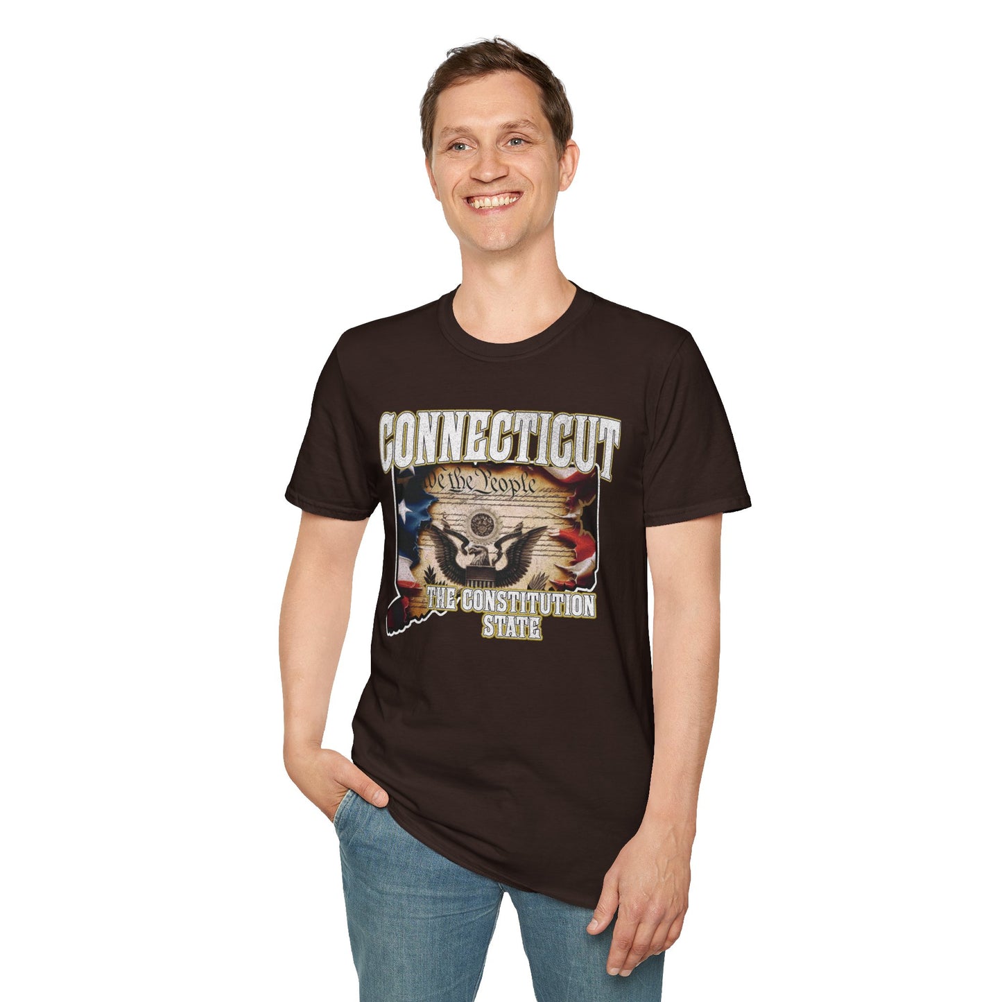 Connecticut The Constitution State Unisex Soft style T-Shirt
