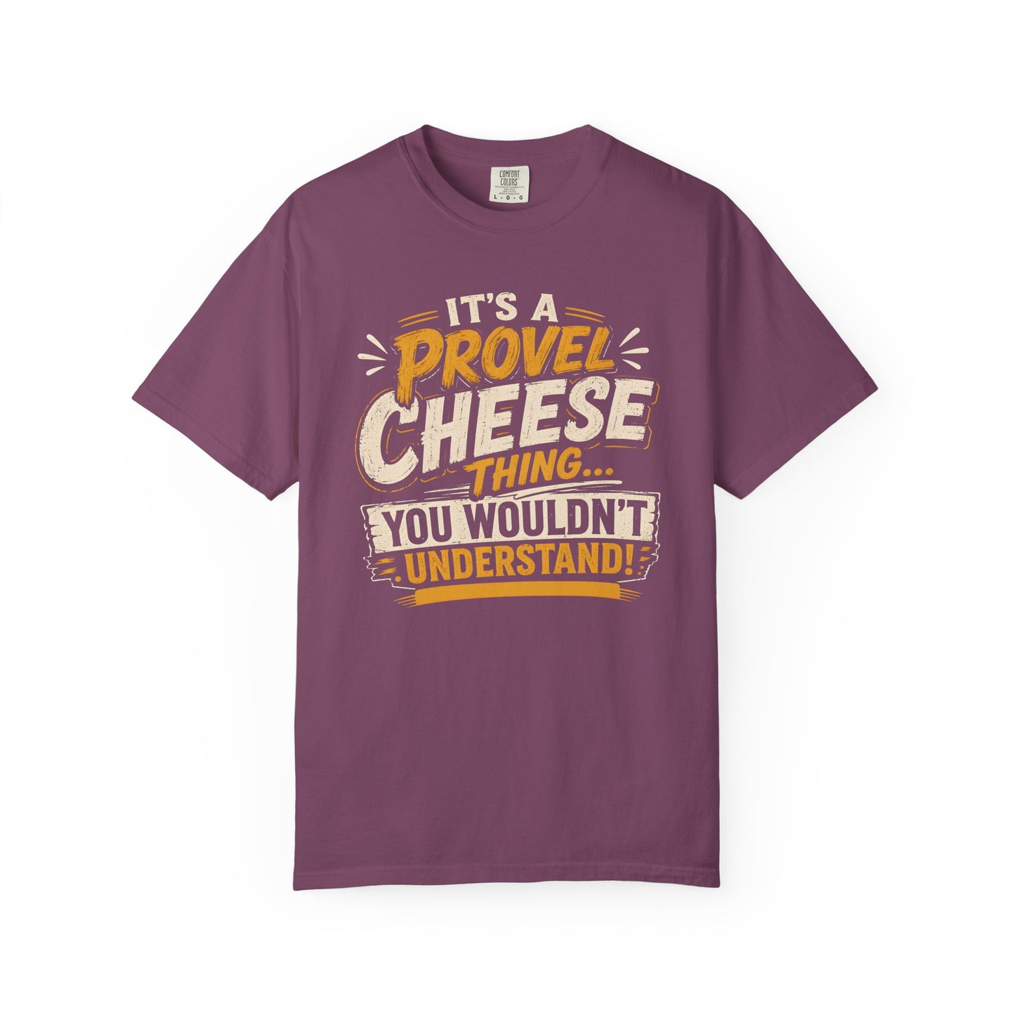 Comfort Colors Provel Cheese Shirt | St Louis Food Tee | Funny STL Provel Cheese T‑Shirt | Missouri Pride Comfort Colors Graphic Tee