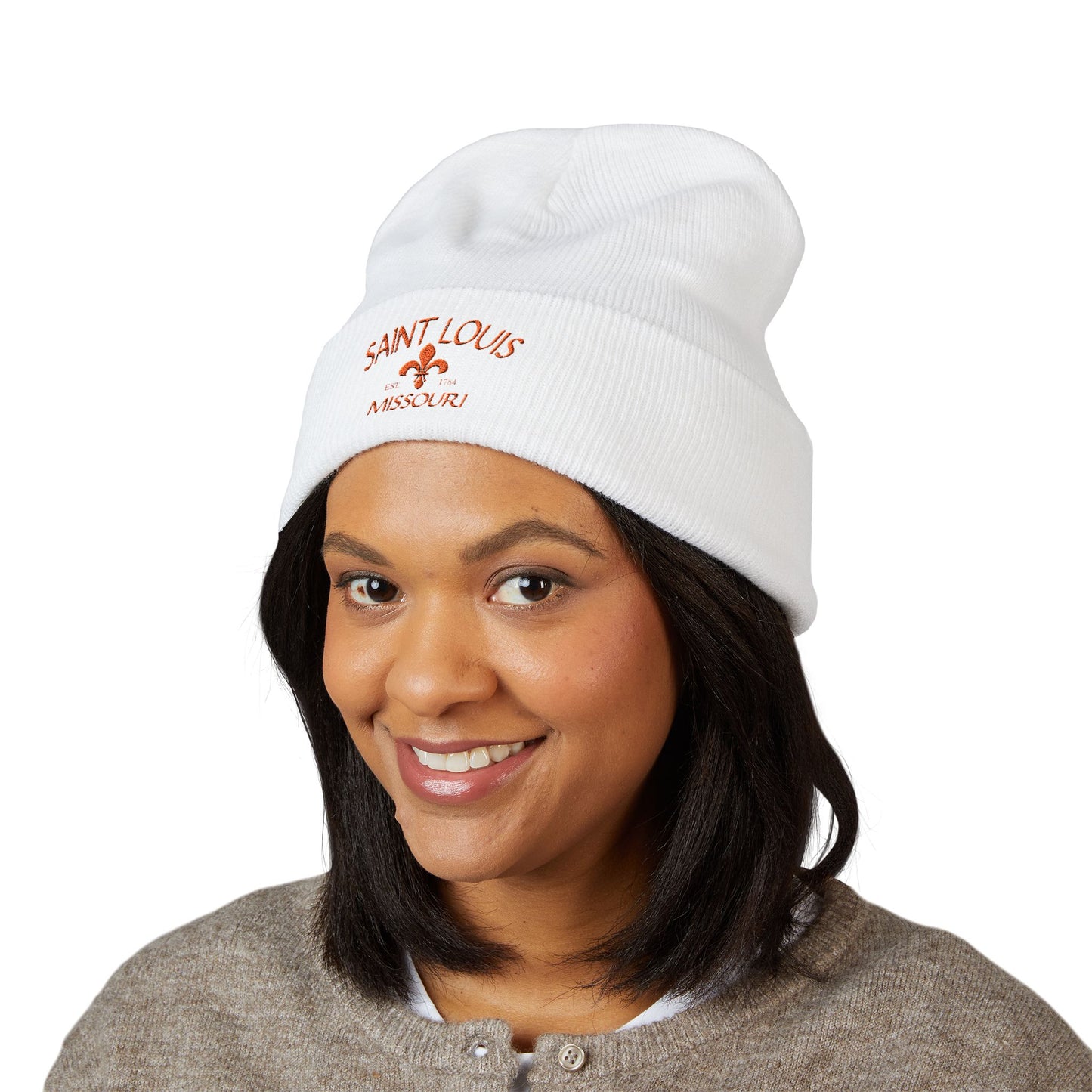 Saint Louis Embroidered Beanie