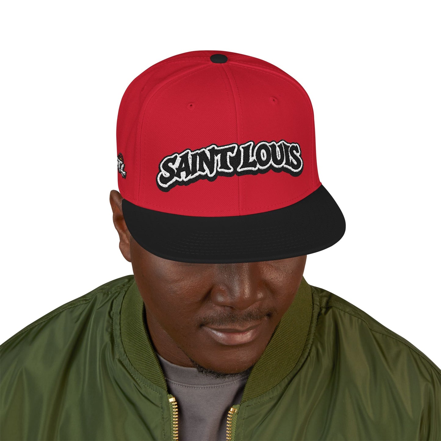 Embroidered Saint Louis Snapback Hat — Bold Streetwear Cap