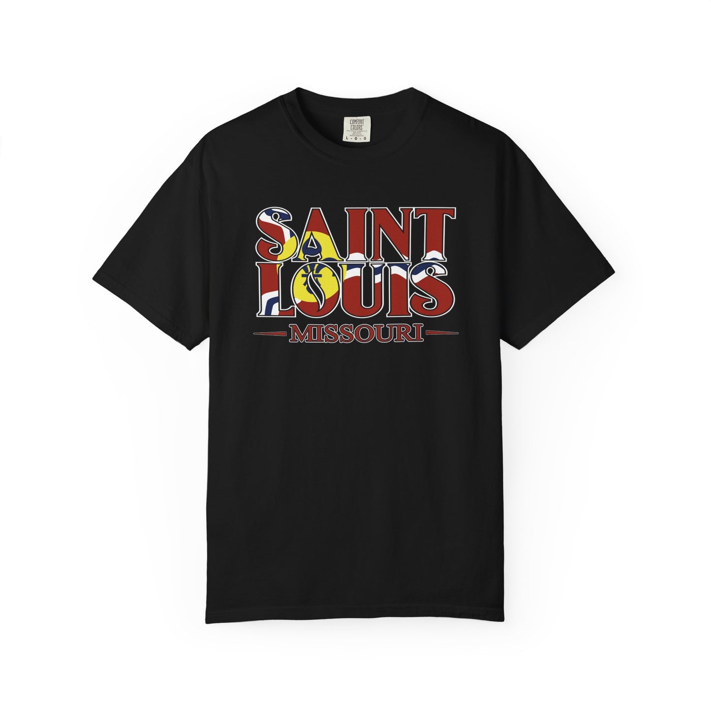 Saint Louis Missouri T-Shirt — Vintage St. Louis Flag Graphic Tee