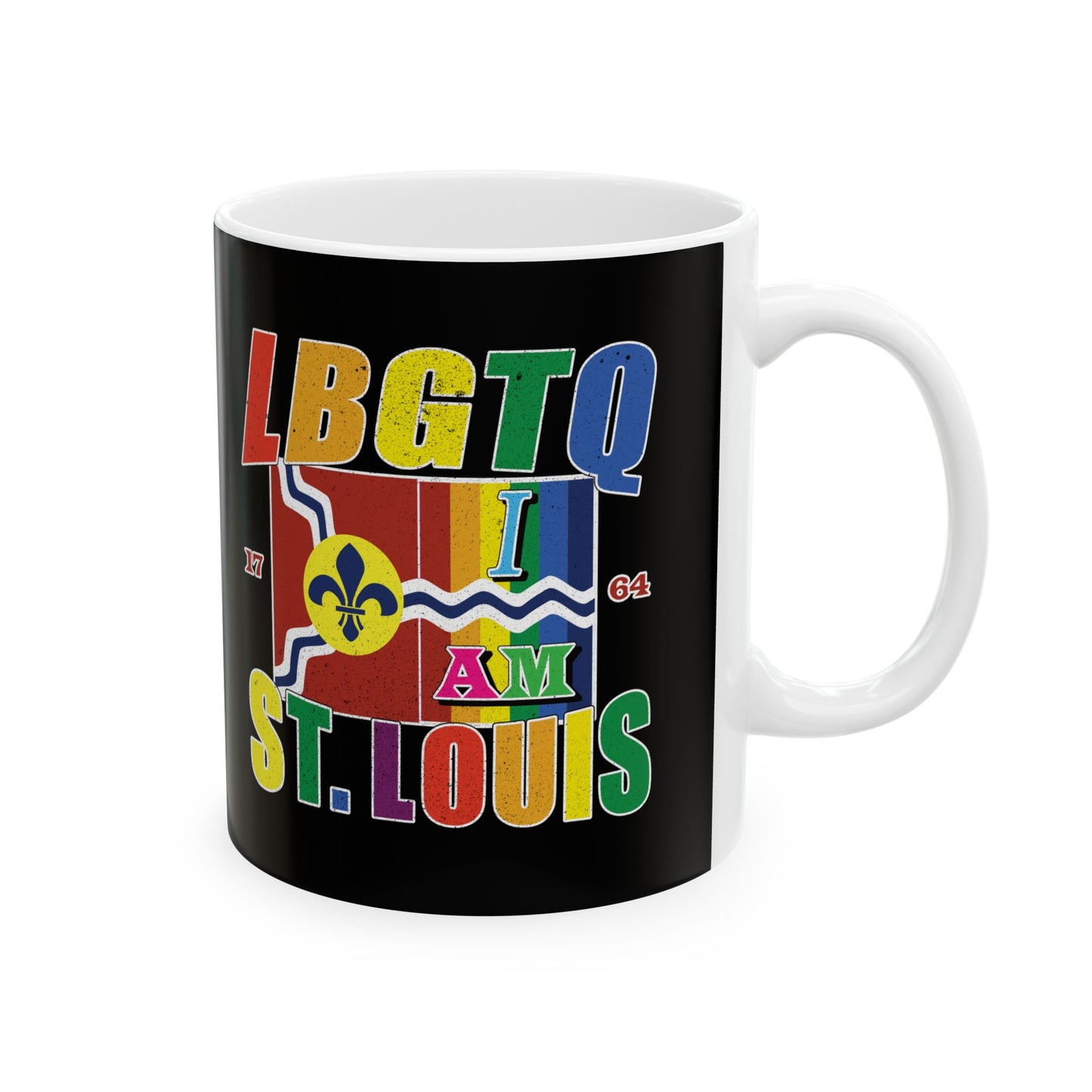 Ceramic Mug - Saint Louis LBGTQ Design