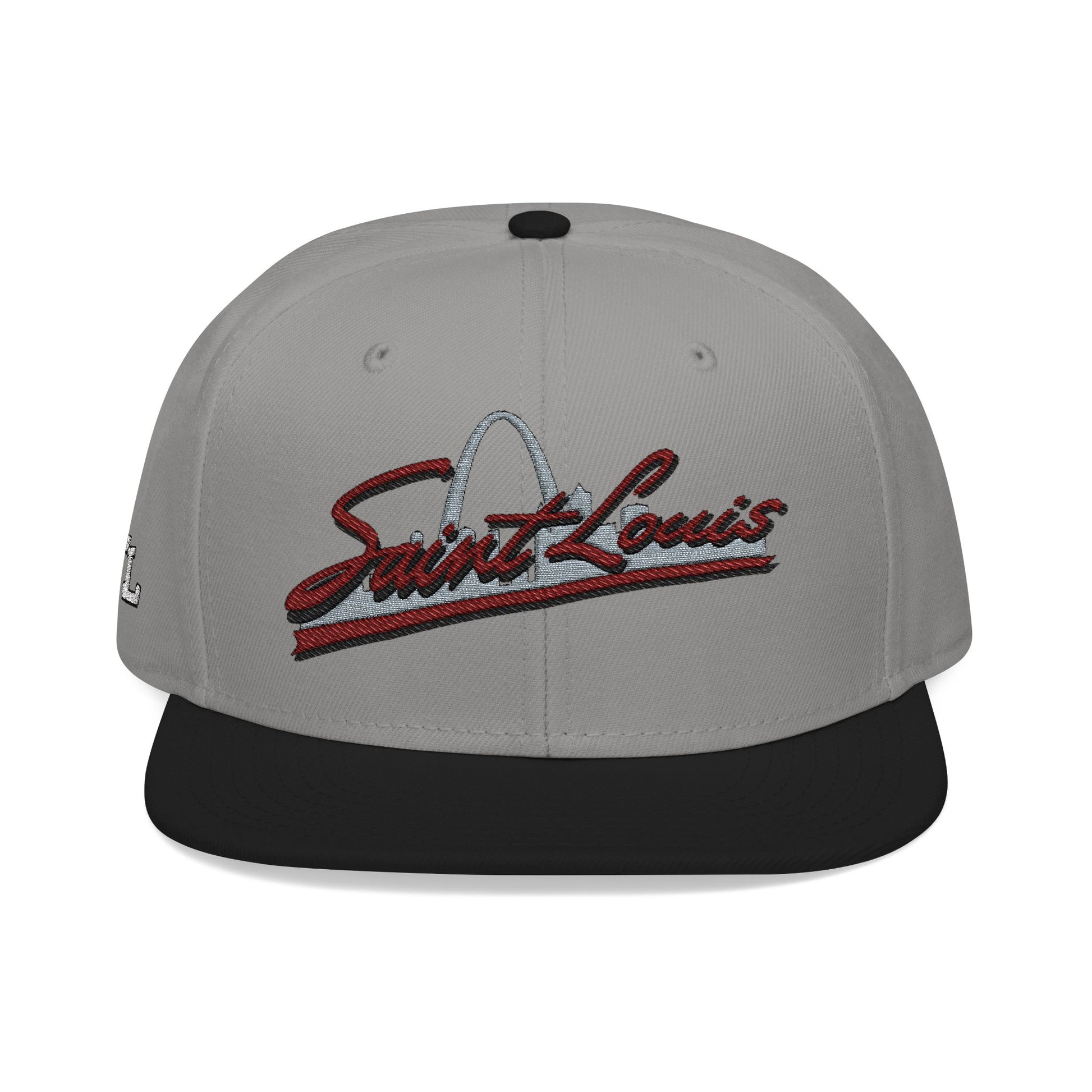 Embroidered Snapback-Full Front Saint Louis Logo Printify
