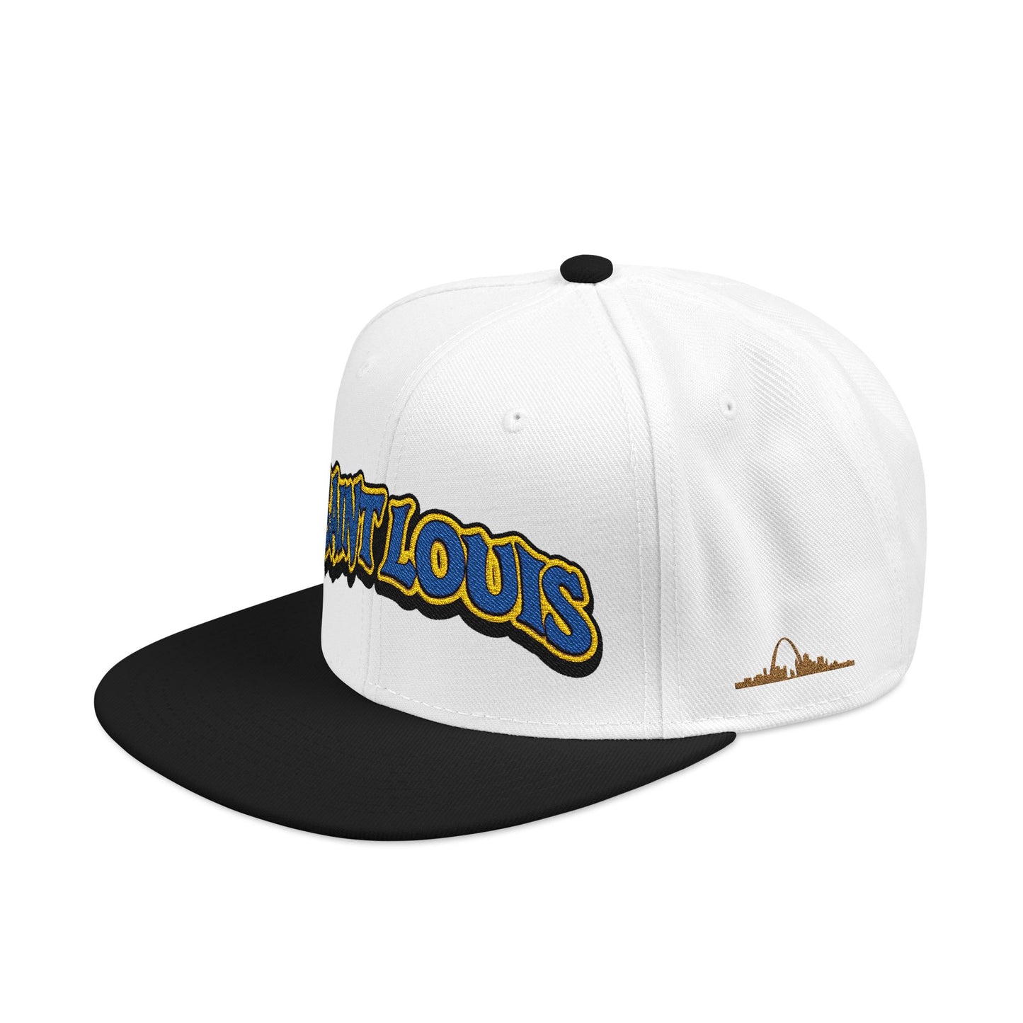 St. Louis Embroidered Snapback Hat — Retro Script Logo Cap